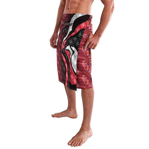 Personalised Essendon Bombers Lavalava Trippy Psychedelic Abstract Art Mascot Football Fans