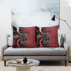 Personalised Essendon Bombers Pillow Cover Trippy Psychedelic Abstract Art Mascot Football Fans