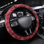 Essendon Bombers Steering Wheel Cover Trippy Psychedelic Abstract Art Mascot Football Fans
