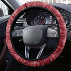 Essendon Bombers Steering Wheel Cover Trippy Psychedelic Abstract Art Mascot Football Fans