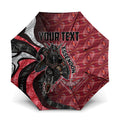Personalised Essendon Bombers Umbrella Trippy Psychedelic Abstract Art Mascot Football Fans