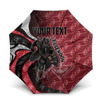Personalised Essendon Bombers Umbrella Trippy Psychedelic Abstract Art Mascot Football Fans