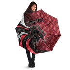 Personalised Essendon Bombers Umbrella Trippy Psychedelic Abstract Art Mascot Football Fans