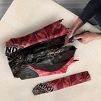 Personalised Essendon Bombers Umbrella Trippy Psychedelic Abstract Art Mascot Football Fans
