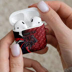 Personalised Melbourne Demons AirPods Case Trippy Psychedelic Abstract Art Mascot Football Fans