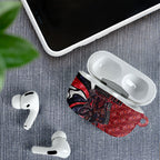 Personalised Melbourne Demons AirPods Case Trippy Psychedelic Abstract Art Mascot Football Fans