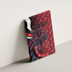 Personalised Melbourne Demons Canvas Wall Art Trippy Psychedelic Abstract Art Mascot Football Fans