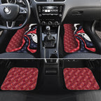 Personalised Melbourne Demons Car Mats Trippy Psychedelic Abstract Art Mascot Football Fans
