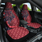 Personalised Melbourne Demons Car Seat Cover Trippy Psychedelic Abstract Art Mascot Football Fans