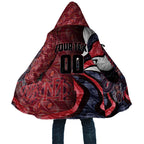 Personalised Melbourne Demons Cloak Trippy Psychedelic Abstract Art Mascot Football Fans