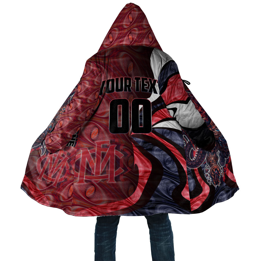 Personalised Melbourne Demons Cloak Trippy Psychedelic Abstract Art Mascot Football Fans