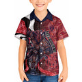 Personalised Melbourne Demons Kid Hawaiian Shirt Trippy Psychedelic Abstract Art Mascot Football Fans