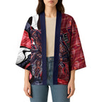 Personalised Melbourne Demons Kimono Trippy Psychedelic Abstract Art Mascot Football Fans