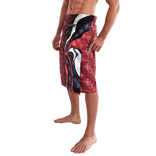 Personalised Melbourne Demons Lavalava Trippy Psychedelic Abstract Art Mascot Football Fans