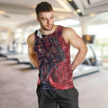 Personalised Melbourne Demons Men Tank Top Trippy Psychedelic Abstract Art Mascot Football Fans