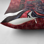 Personalised Melbourne Demons Pillow Cover Trippy Psychedelic Abstract Art Mascot Football Fans