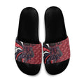 Personalised Melbourne Demons Slide Sandals Trippy Psychedelic Abstract Art Mascot Football Fans