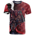 Personalised Melbourne Demons T Shirt Trippy Psychedelic Abstract Art Mascot Football Fans