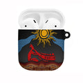 Didgeridoo AirPods Case Australian Aboriginal Sun Motif Indigenous Art