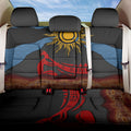 Didgeridoo Back Car Seat Cover Australian Aboriginal Sun Motif Indigenous Art