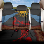 Didgeridoo Back Car Seat Cover Australian Aboriginal Sun Motif Indigenous Art