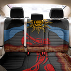 Didgeridoo Back Car Seat Cover Australian Aboriginal Sun Motif Indigenous Art