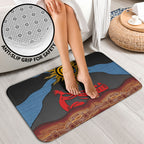 Didgeridoo Bathroom Set Australian Aboriginal Sun Motif Indigenous Art