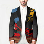 Didgeridoo Blazer Australian Aboriginal Sun Motif Indigenous Art
