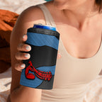 Didgeridoo 4 in 1 Can Cooler Tumbler Australian Aboriginal Sun Motif Indigenous Art
