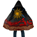 Didgeridoo Cloak Australian Aboriginal Sun Motif Indigenous Art