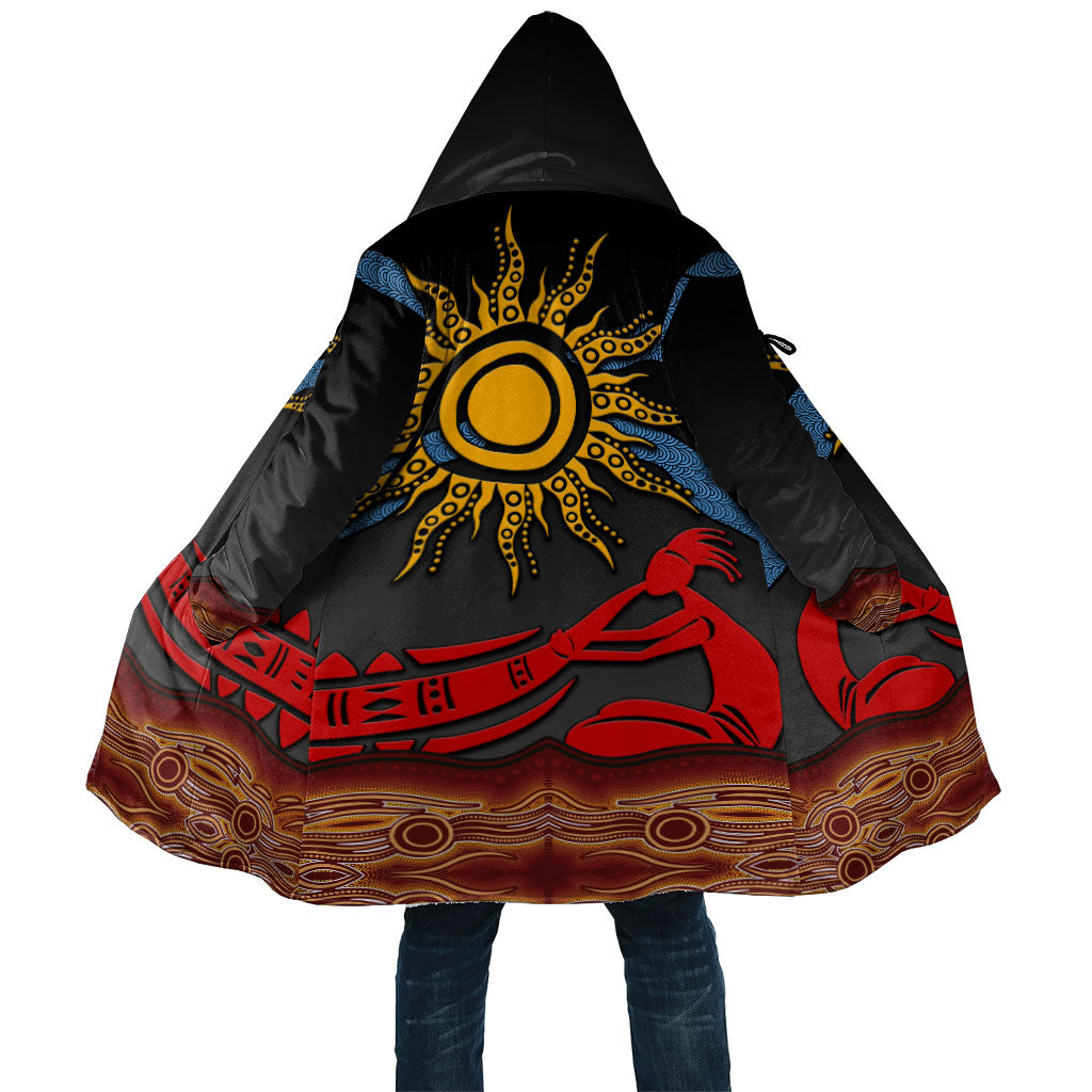 Didgeridoo Cloak Australian Aboriginal Sun Motif Indigenous Art