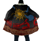 Didgeridoo Cloak Australian Aboriginal Sun Motif Indigenous Art