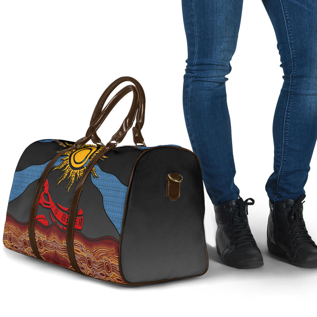 Didgeridoo Travel Bag Australian Aboriginal Sun Motif Indigenous Art