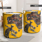 Didgeridoo Kangaroo Australia Laundry Basket Aboriginal Dot Art Indigenous Wildlife
