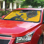 Didgeridoo Kangaroo Australia Auto Sun Shade Aboriginal Dot Art Indigenous Wildlife