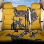 Didgeridoo Kangaroo Australia Back Car Seat Cover Aboriginal Dot Art Indigenous Wildlife