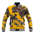 Didgeridoo Kangaroo Australia Baseball Jacket Aboriginal Dot Art Indigenous Wildlife