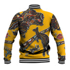 Didgeridoo Kangaroo Australia Baseball Jacket Aboriginal Dot Art Indigenous Wildlife