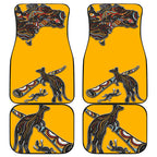 Didgeridoo Kangaroo Australia Car Mats Aboriginal Dot Art Indigenous Wildlife