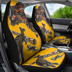 Didgeridoo Kangaroo Australia Car Seat Cover Aboriginal Dot Art Indigenous Wildlife