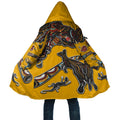 Didgeridoo Kangaroo Australia Cloak Aboriginal Dot Art Indigenous Wildlife