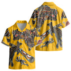Didgeridoo Kangaroo Australia Kid Hawaiian Shirt Aboriginal Dot Art Indigenous Wildlife