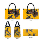 Didgeridoo Kangaroo Australia Leather Bag Aboriginal Dot Art Indigenous Wildlife