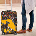 Didgeridoo Kangaroo Australia Luggage Cover Aboriginal Dot Art Indigenous Wildlife
