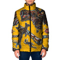 Didgeridoo Kangaroo Australia Padded Jacket Aboriginal Dot Art Indigenous Wildlife