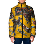 Didgeridoo Kangaroo Australia Padded Jacket Aboriginal Dot Art Indigenous Wildlife
