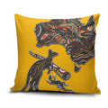 Didgeridoo Kangaroo Australia Pillow Cover Aboriginal Dot Art Indigenous Wildlife