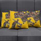 Didgeridoo Kangaroo Australia Pillow Cover Aboriginal Dot Art Indigenous Wildlife