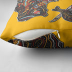 Didgeridoo Kangaroo Australia Pillow Cover Aboriginal Dot Art Indigenous Wildlife