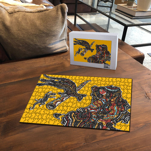 Didgeridoo Kangaroo Australia Puzzle Aboriginal Dot Art Indigenous Wildlife